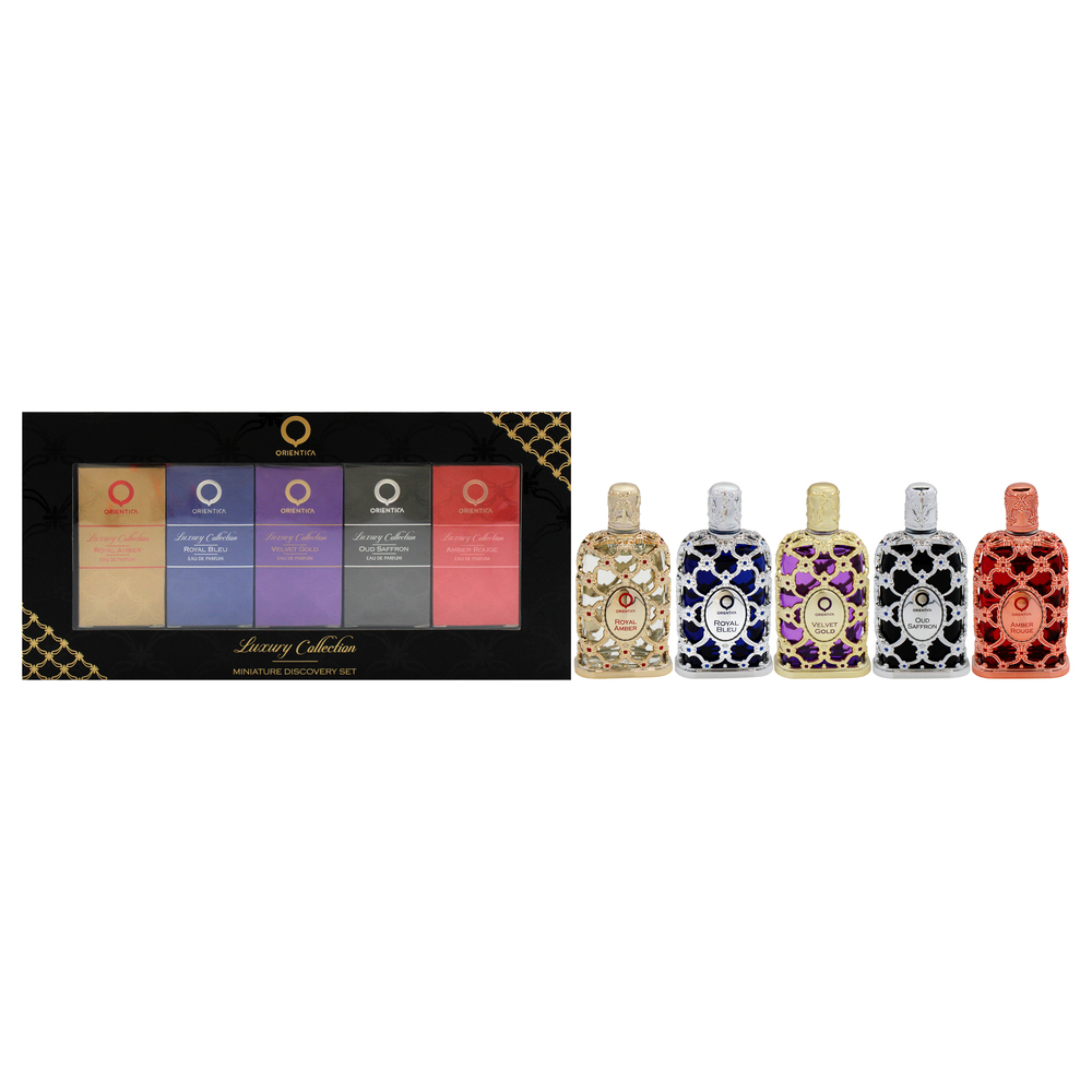 Orientica Collection by Orientica for Unisex 5 Pc Gift Set 0.25oz EDP Spray